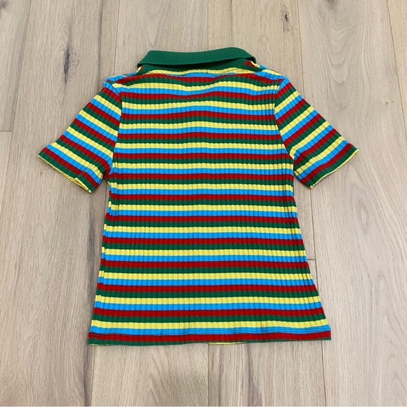 Zara | Colourful short sleeve polo shirt❤️🧡💛💚💙 - Picture 4 of 4